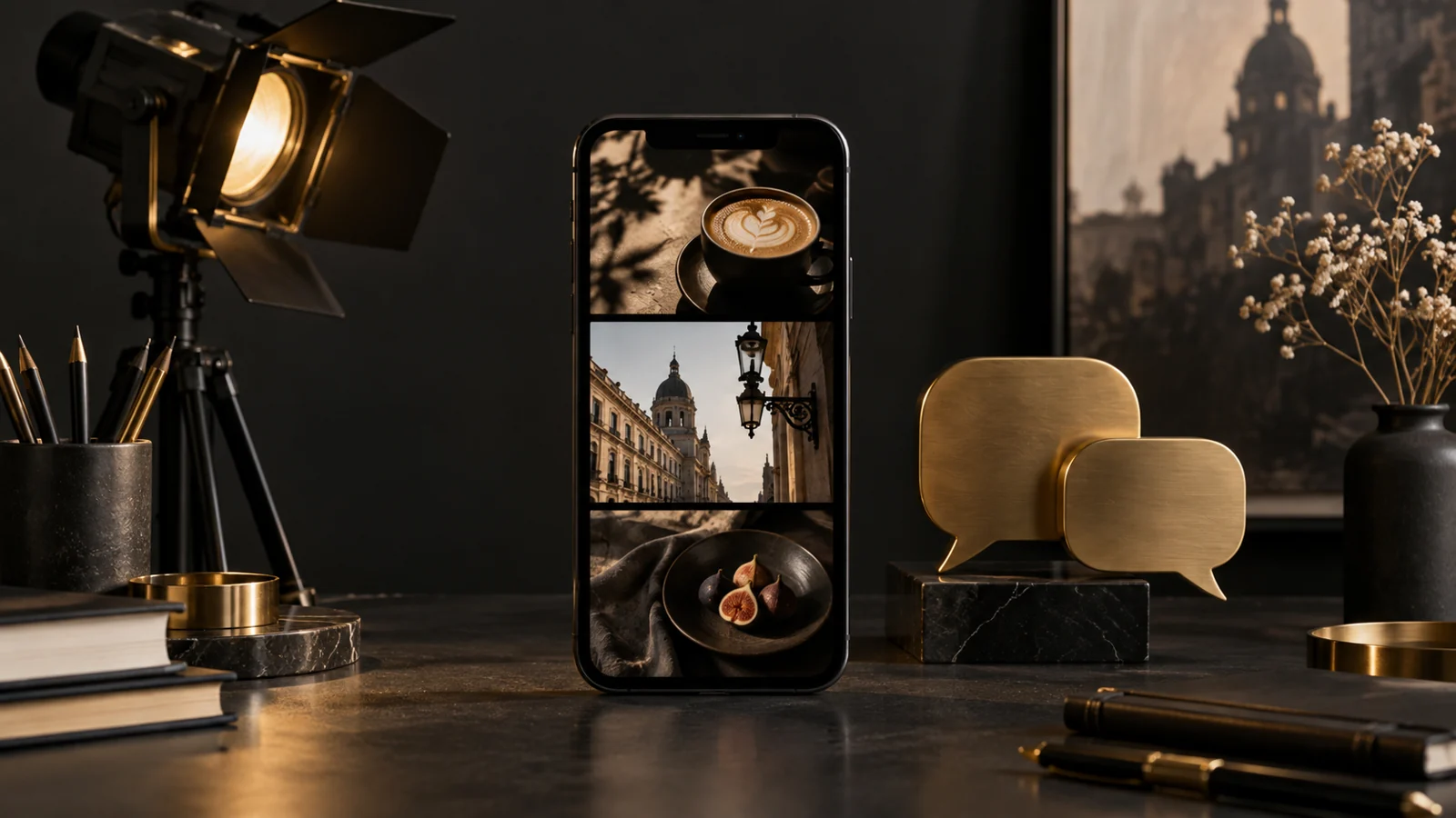Ilustrație editorială: Marketing pe Instagram pentru Afaceri Mici