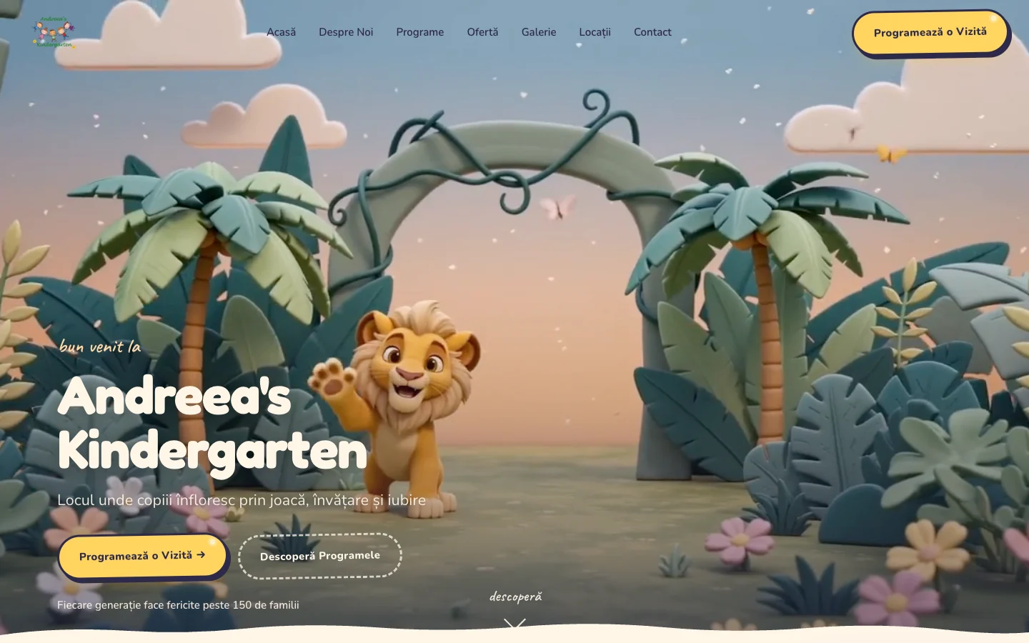 Website Andreea’s Kindergarten
